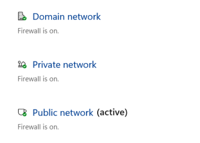 Network type set to Public instead of Domain due to Unidentified Network